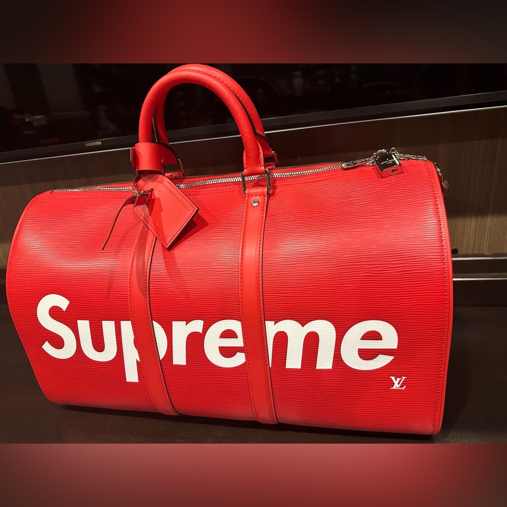 Louis Vuitton X Supreme Duffel Bag